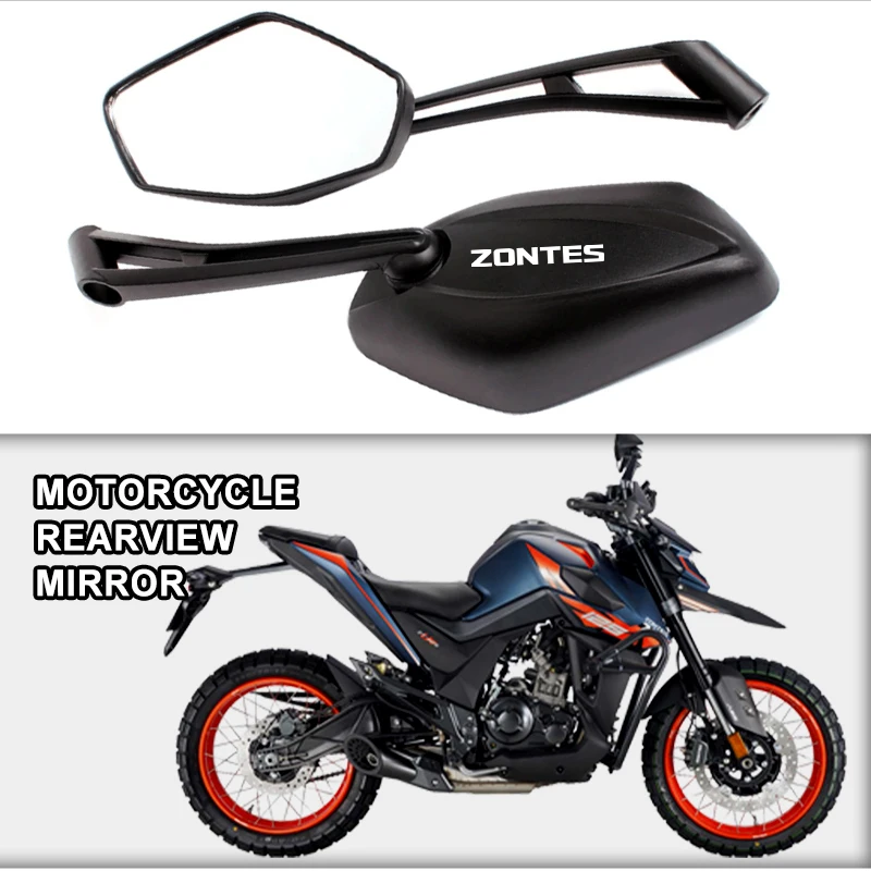 Motorcycle Rearview Mirror Side Mirrors Motorbike ATV Scooter Accessorie For ZONTES RX4 RX5 Z400 RC401 RC300 Z300 S350 350X 350D