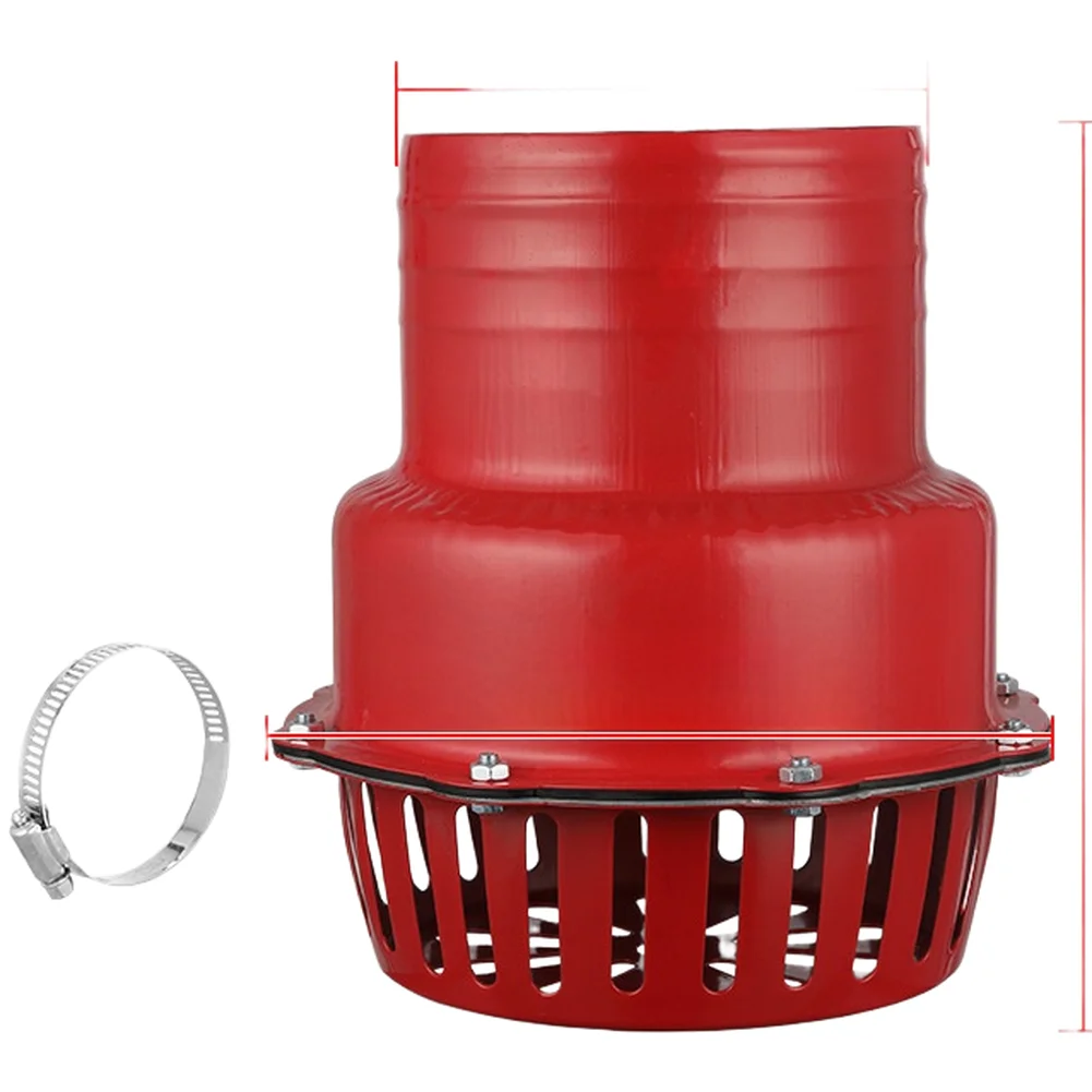 Cast Iron Foot Valve Designed for Irrigation For Water Pump Installations with Strainer and Clamp 75mm 100mm 125mm Size