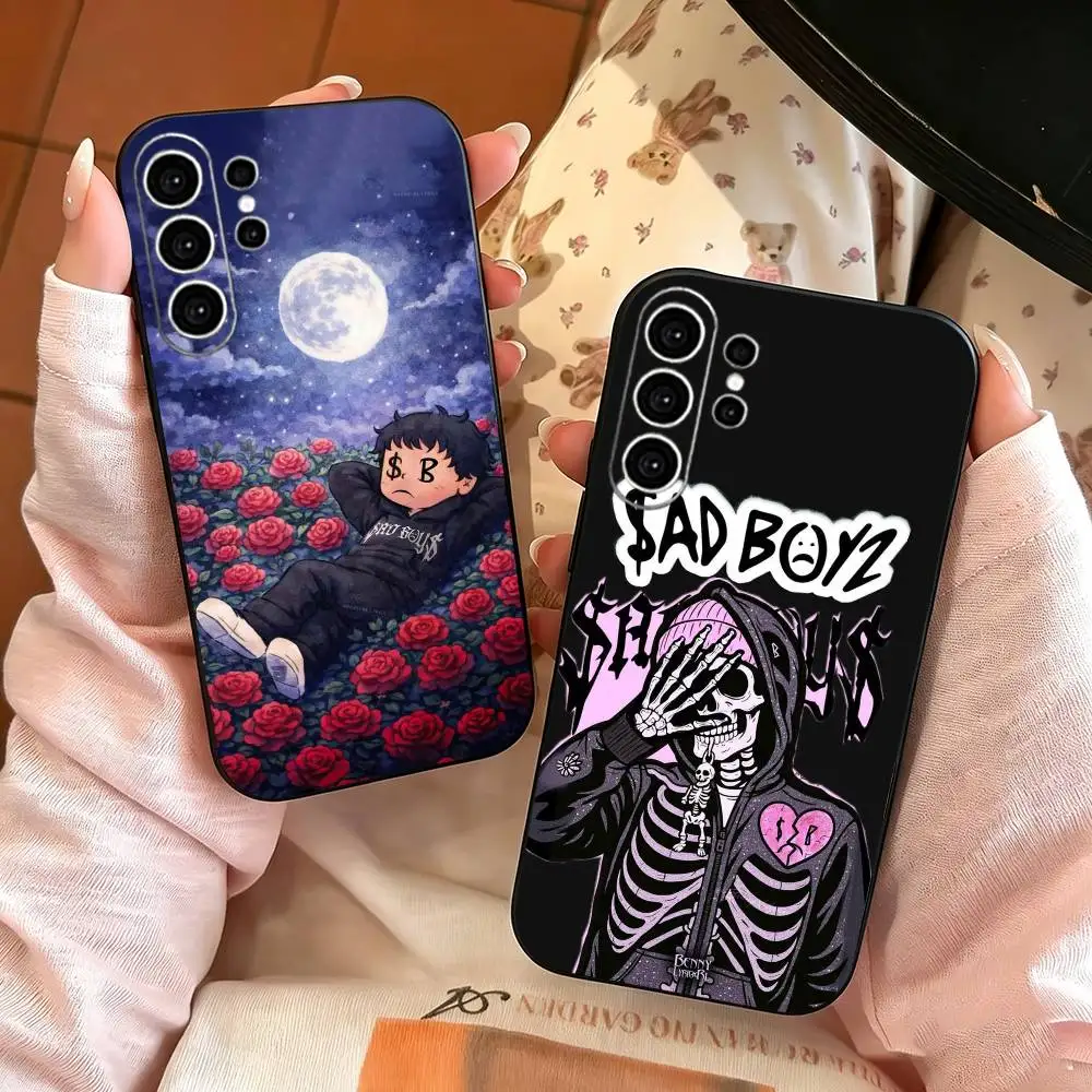 Junior H $AD BOYZ   Phone Case For Samsung S25,S24,S21,S22,S23,S30,Ultra,S20,Plus,Fe,Note,10,9,5G Black Cover