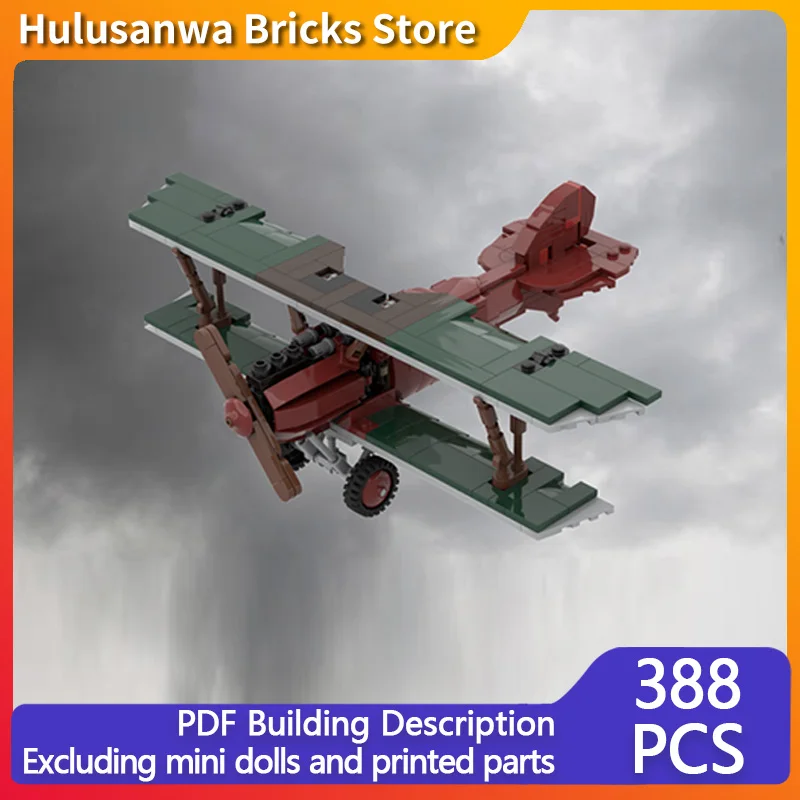 

D.III WW1 Military Fighter Jets Model MOC Building Bricks War Equipment Modular Technology Gifts Holiday Assemble Children Toys
