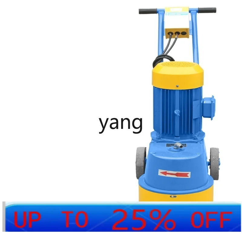 lhh terrazzo machine polishing machine hand push small concrete cement floor foundation surface grinding machine
