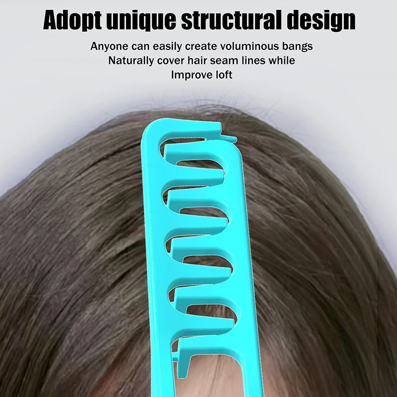 

Расческа для укладки волос с широкими зубьями, придающая объем, инструмент для создания пышной текстуры, для мужчин, идеально подходит для всех типов волос, инструменты для укладки волос