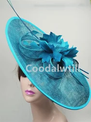 Big Party Derby Fascinator Hat Kentucky Party Large Headpiece Women Ladies Formal Event Church Millinery Cap Headband Chapeau