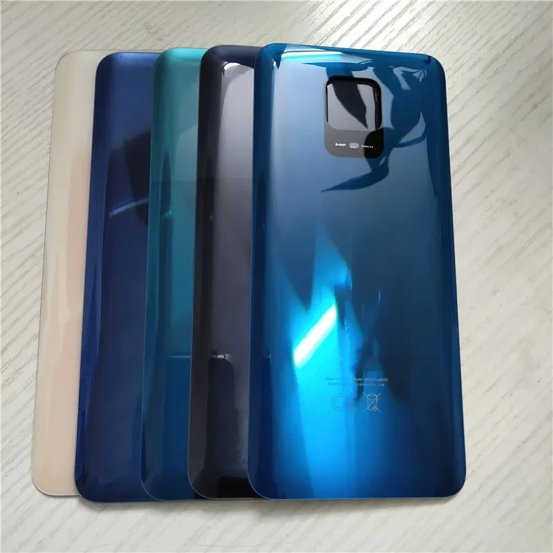 For Xiaomi Redmi Note 9S / Note 9 Pro  (64MP CAMERA) Battery Cover Door Rear Glass Housing Case Back Battery Cover Replace