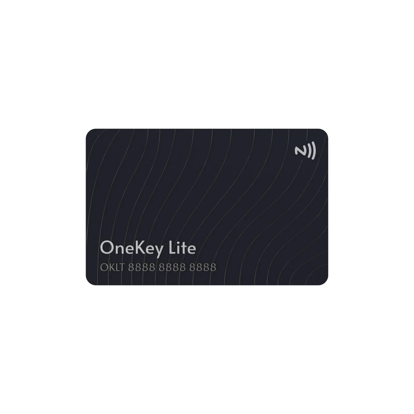 OneKey Lite Recovery Phrase Backup Card Portable NFC Private Key Cold Storage For Cryptocurrency Software Wallet