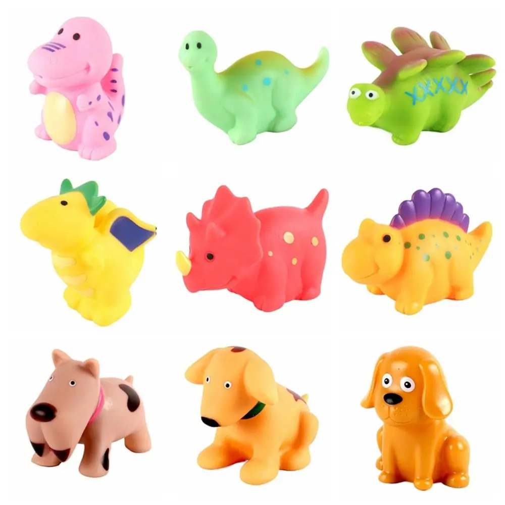 Spray Water Baby Bath Toys Water Play Cartoon Float Squeeze Bath Figure Toy Soft PVC Bathtub Swimming Water Toys For Children