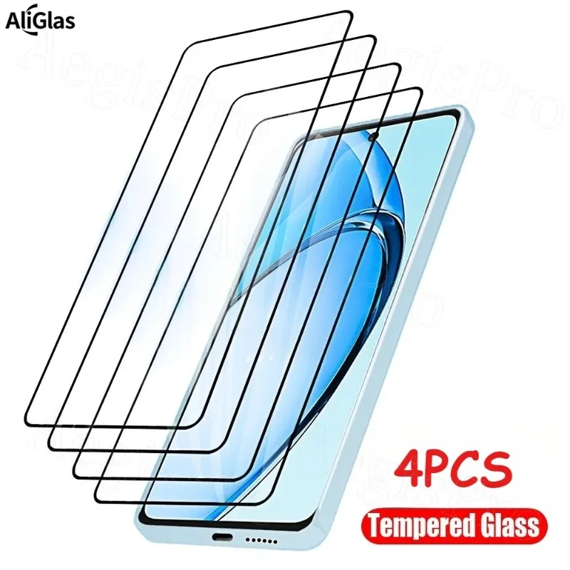 

4pcs Anti-Shatter Protective Glass for Oppo Reno 11 Tempered Glass Screen Protectors for Oppo Reno 11Pro Scratch Resistance Film