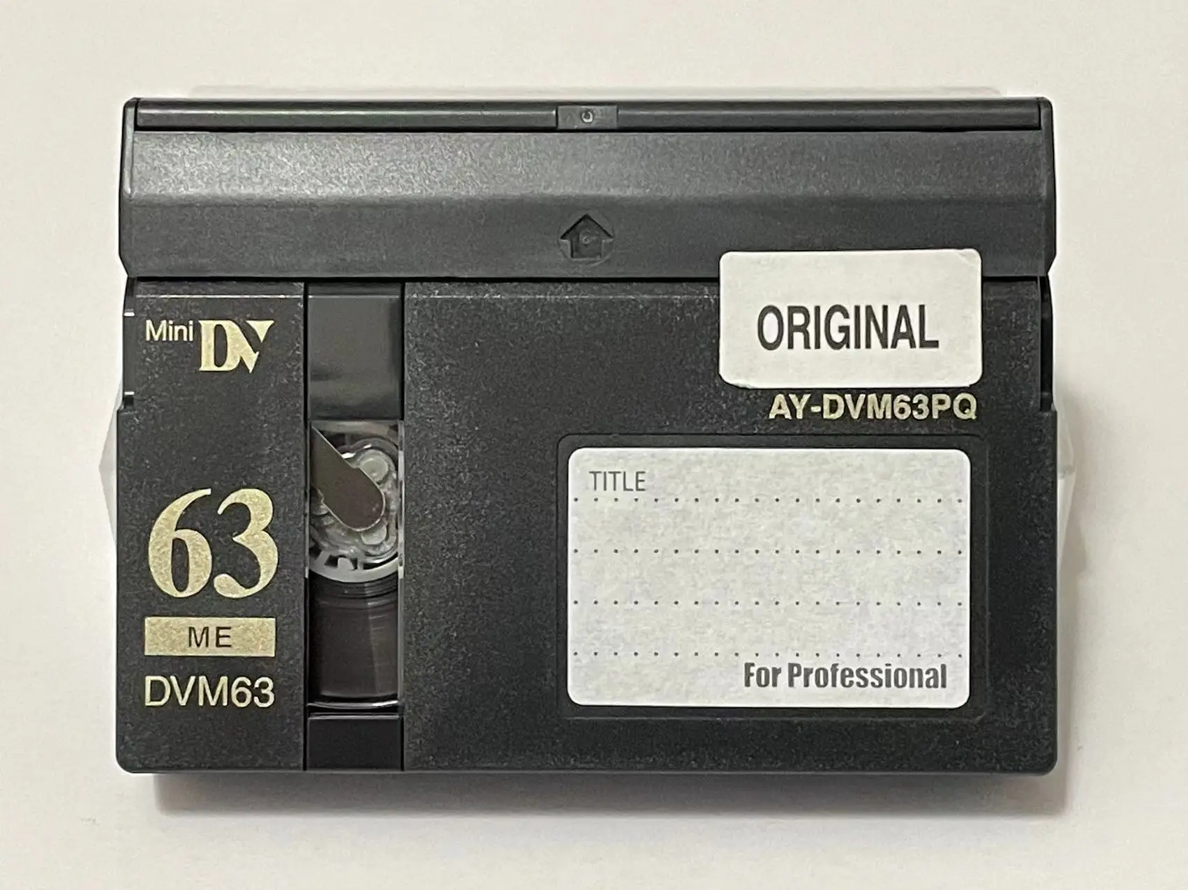 One Blank Authentic SP60 / LP90 Minutes AY-DVM63PQ DVM60 PBrand Mini DV Digital Video Recording Cassette Tapes.