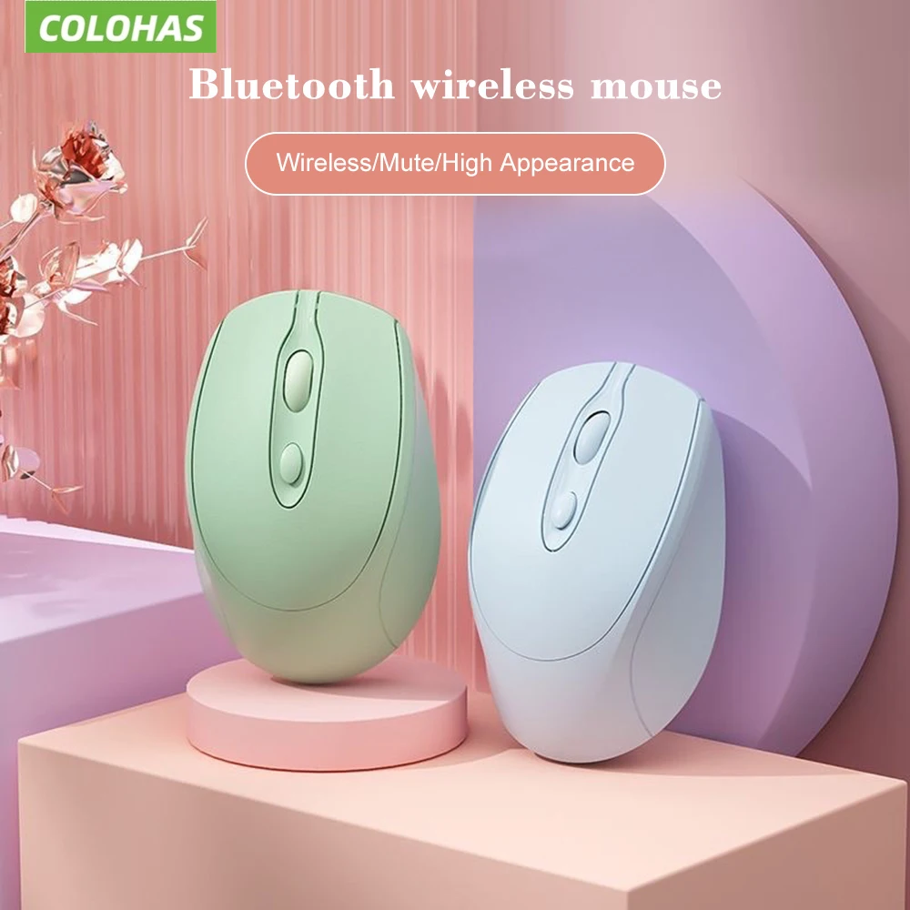 Dual-Models 2.4G Wireless + Bluetooth Mouse for iPad Air MiPad Mobile Phone PC Laptop Tablet Silent Rechargeable Office Mouse
