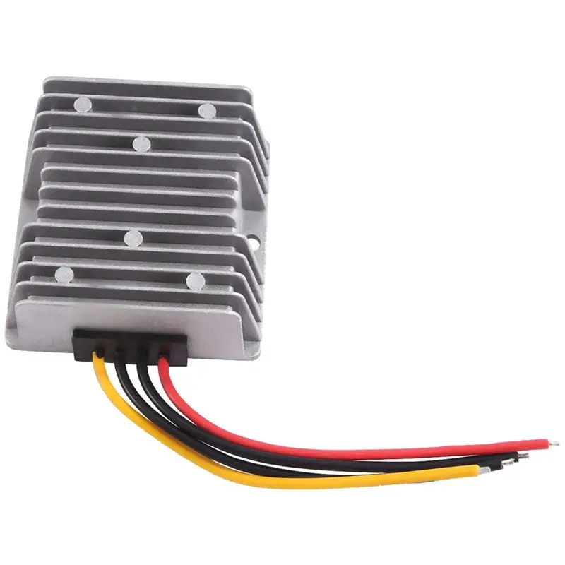 AC88-1 PCS DC 9-36V To DC 12V 10A 120W Voltage Converter Regulator Gray Metal DC/DC Boost Transformer