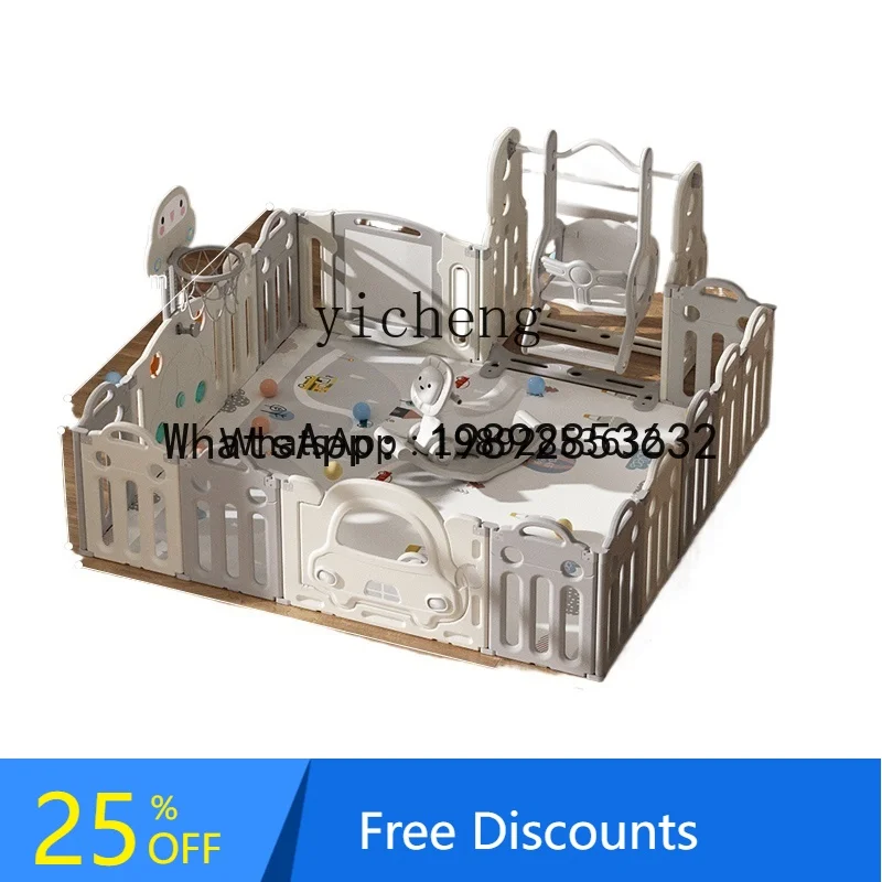 

WL Game Fence Children's Foldable Baby Indoor Household Protective Grating Crawling Mat Paradise