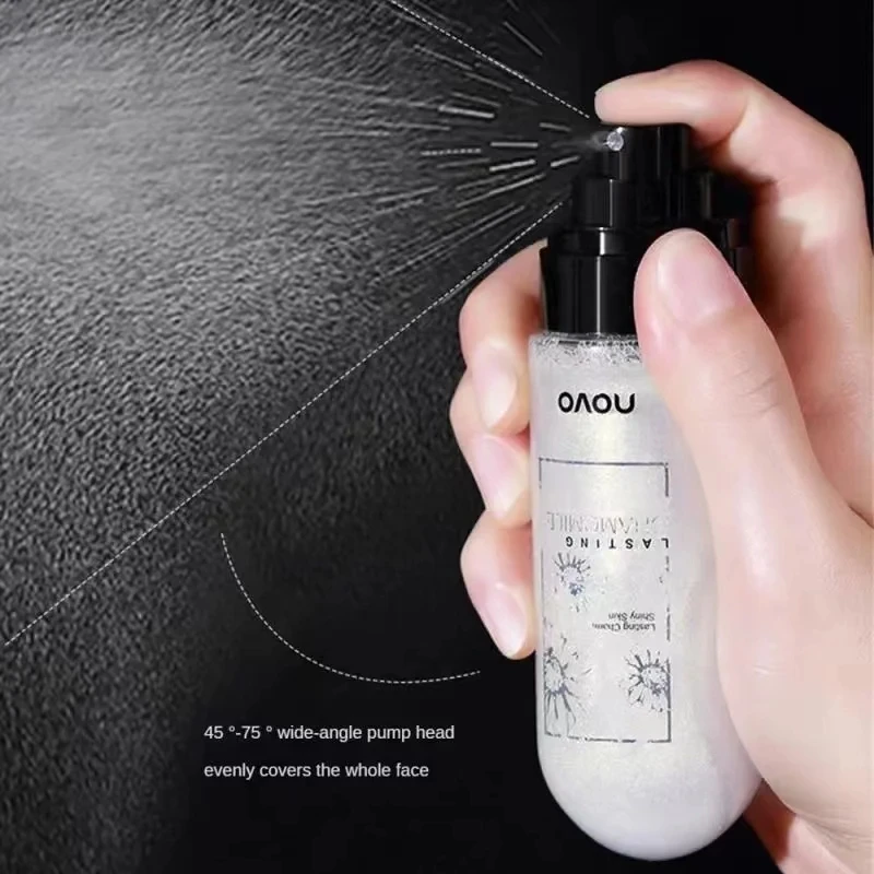 NOVO Glow Makeup Setting Spray Shimmer Brighten Face Body idratante controllo dell'olio a lunga durata infermiera facciale che tiene la nebbia per il trucco