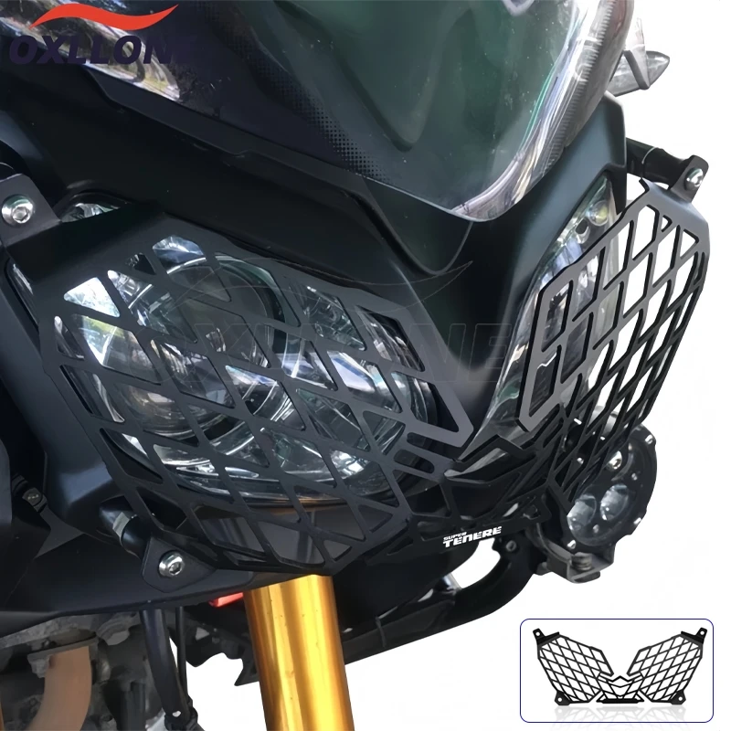 

For Yamaha XT1200 Super Tenere XT1200Z ZE 2010 -2024 2025 Supertenere1200 Headlight Head Lamp Light Grille Guard Cover Protector