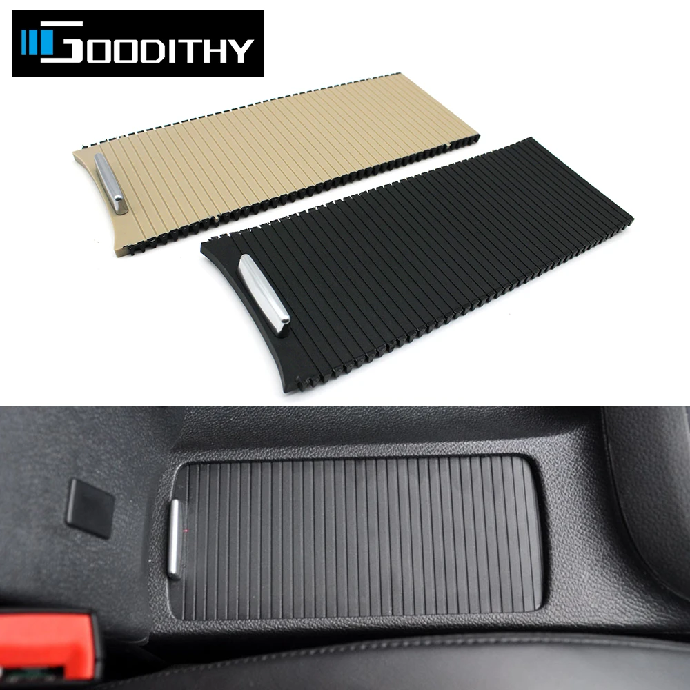 

Car Center Console Water Drink Cup Holder Roller Slide Shutter Curtain For Volkswagen VW Golf 6 Sagitar Scirocco 5KD86253182V