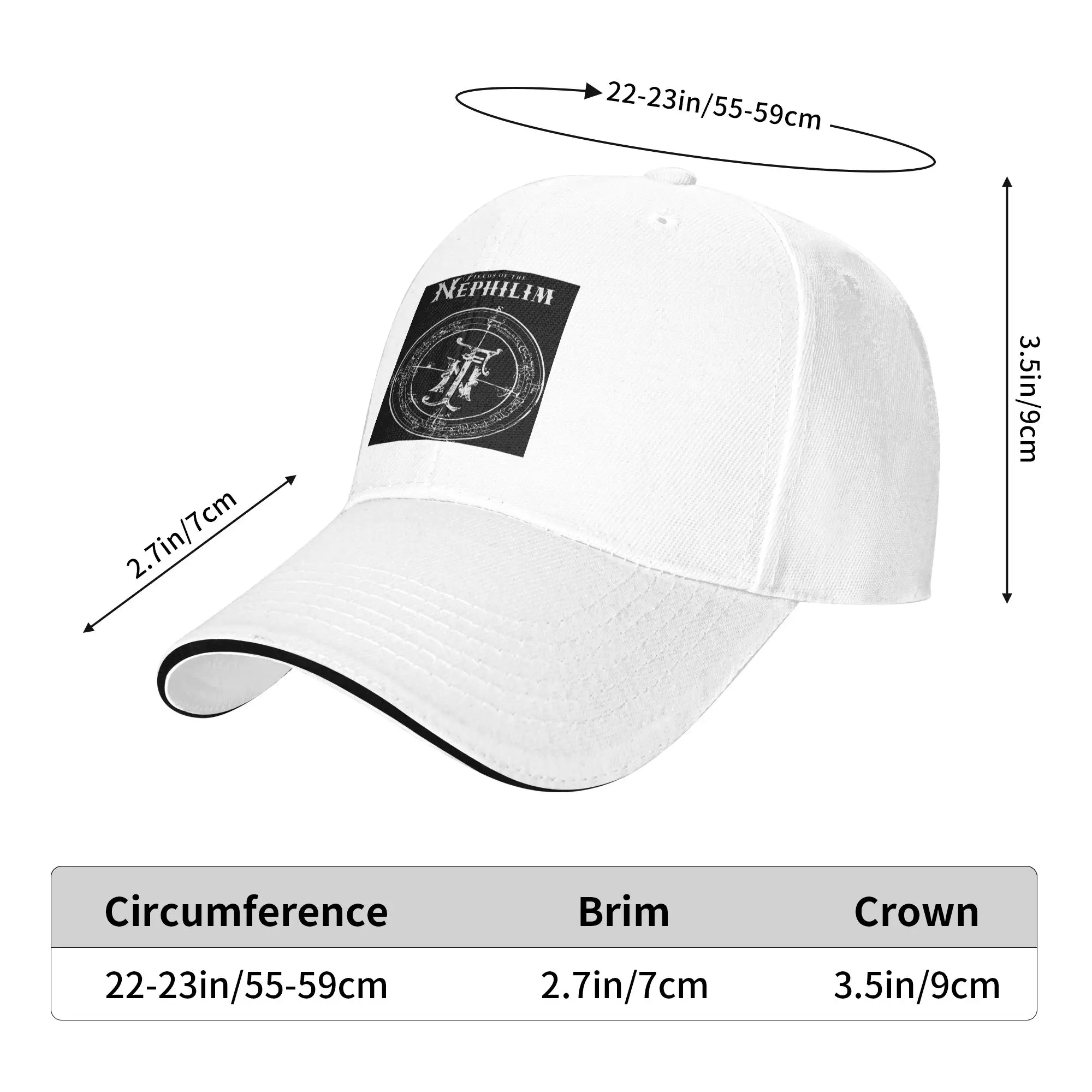 Fields Of The Nephilims Forever Remain Cap Casual Baseball Caps Adjustable Hat Hip Hop Summer Unisex Baseball Hats Customizable