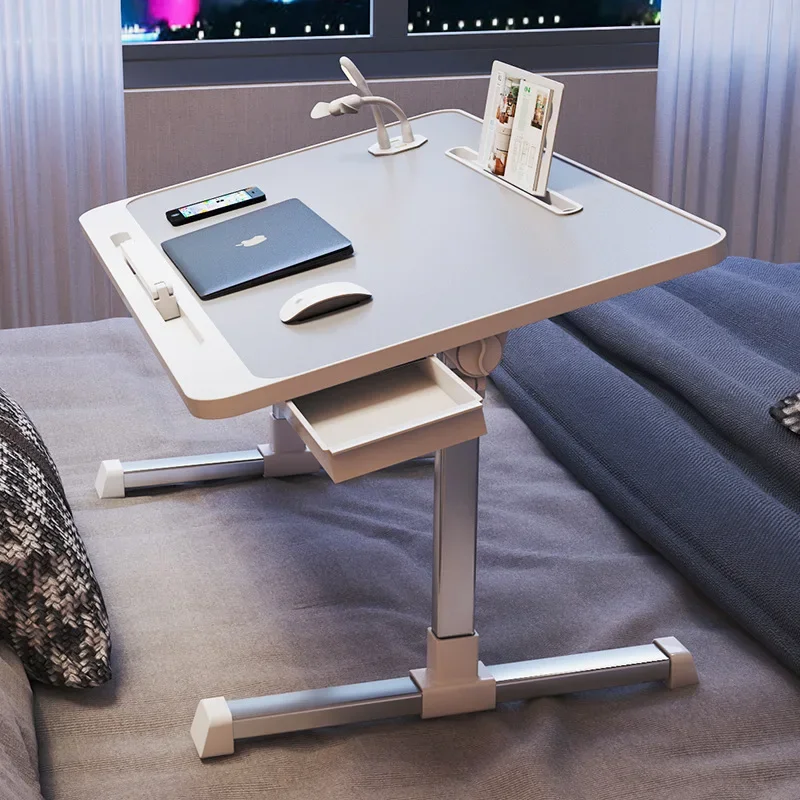 

Compact Overbed Laptop Desk Portable Foldable Height Adjustable Dorm Study Table for Small Space Student Computer Desk Desks