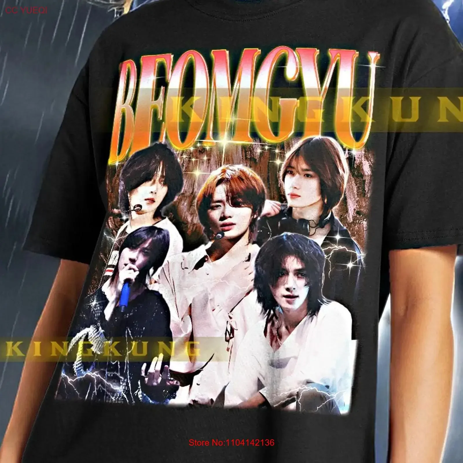 BEOMGYU T Shirt Vintage Retro 90s Bootleg Sweater saf vintage Washed Slightly Unisex designer clothes Casual graphic