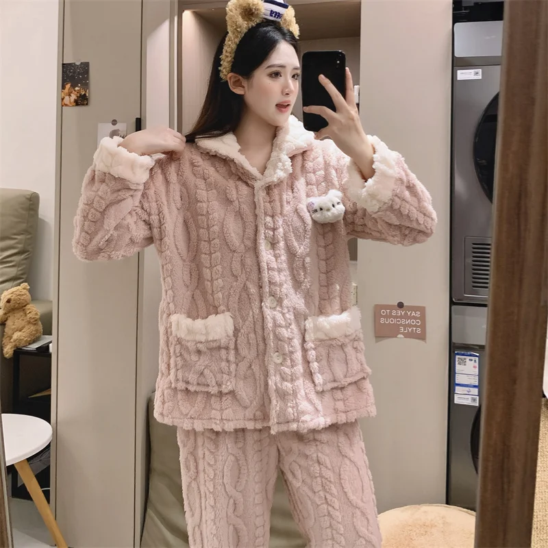 

Pajama Sets Modest Women Terry Fitted Holiday Chic Friend Drawstring Easy Care Round Neck Short Sleeve Bermuda Shorts Autumn Red