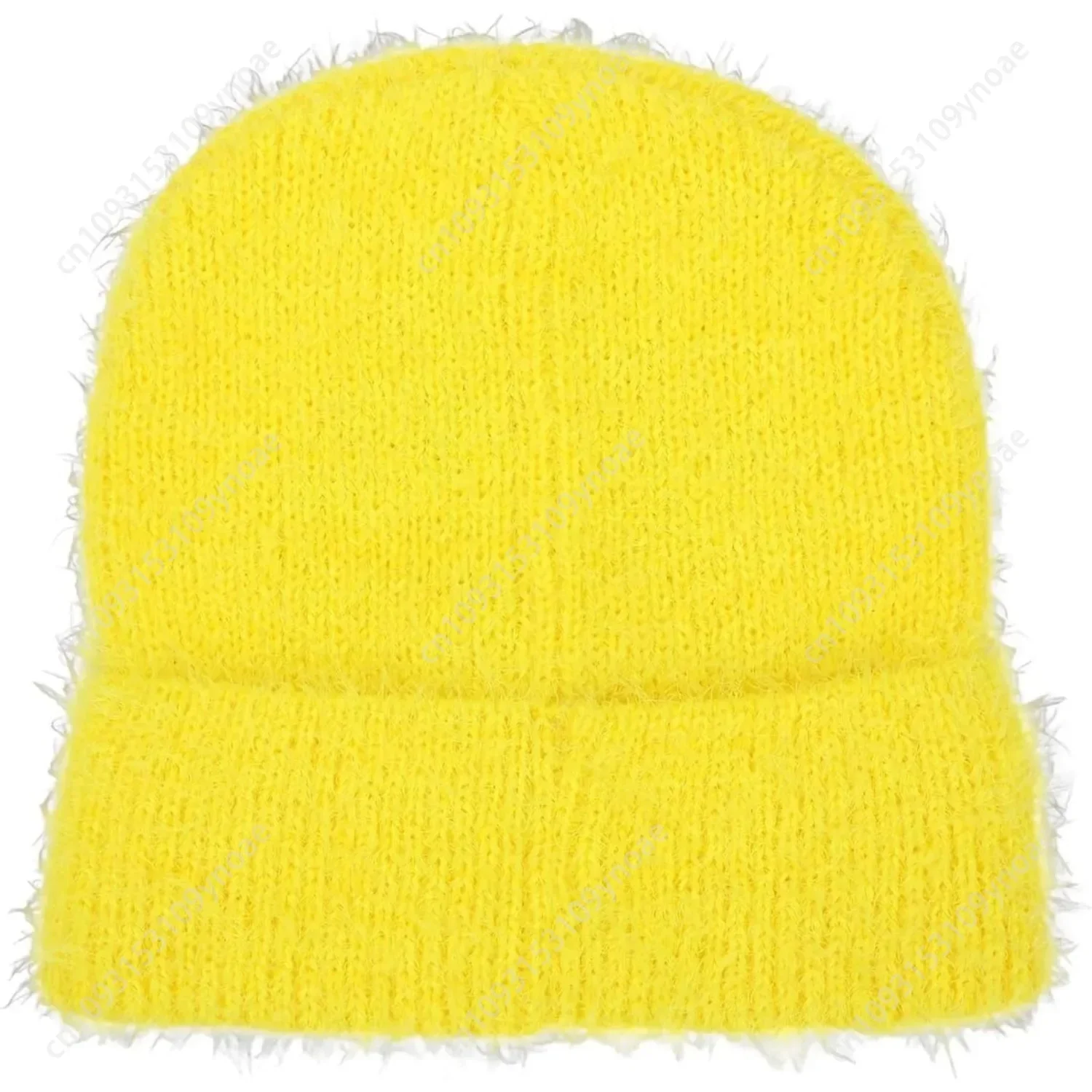 Gorro amarelo dos desenhos animados anime gorro de malha quente chapéu de inverno bonito bonés de esqui personagem das mulheres dos homens adulto macio e confortável diversão fã presente
