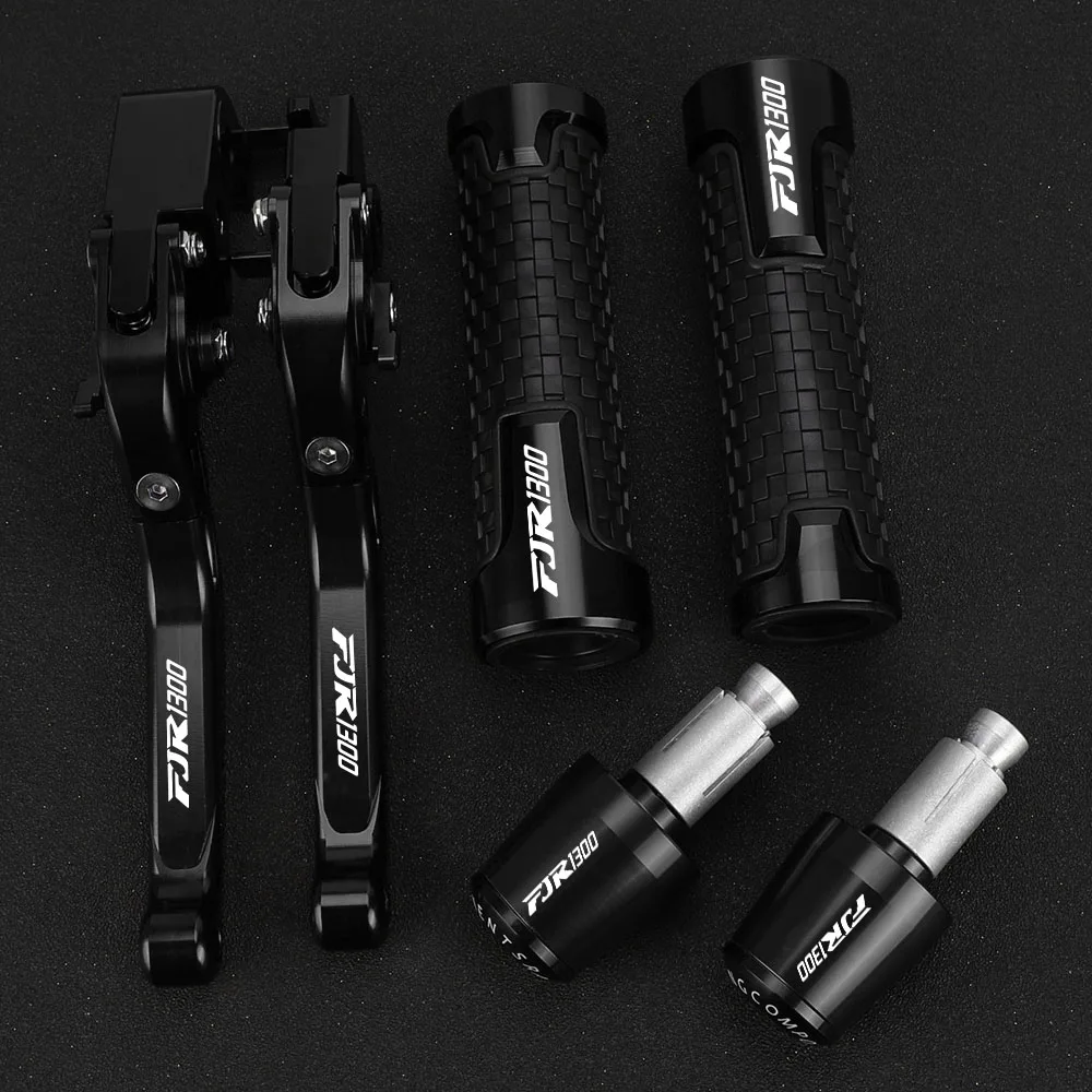 Motorcycle CNC Aluminum Brake Clutch Lever Handlebar Handle Grips Ends 1300 For YAMAHA FJR1300 FJR 1300 FJR-1300 F-J-R 1300 2003