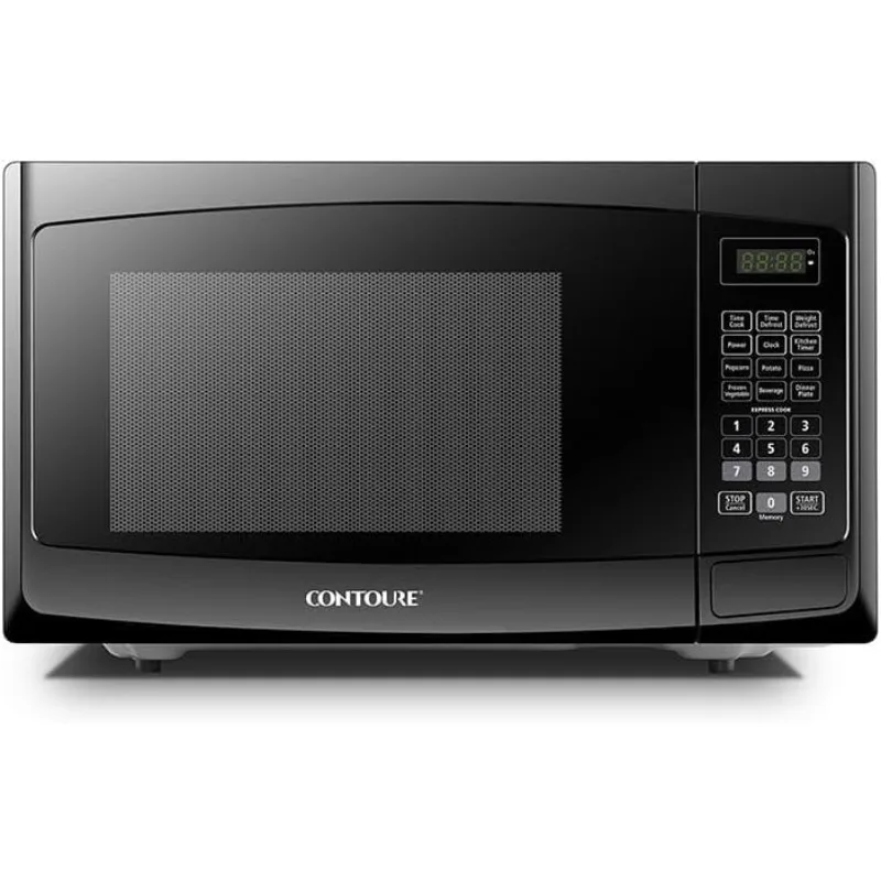 CONTOURE RV Built-In Microwave Oven, 900W Power, 10 Power Levels, Easy-Clean Interior, LED Display, Quick-Cook Settings, RV-980B