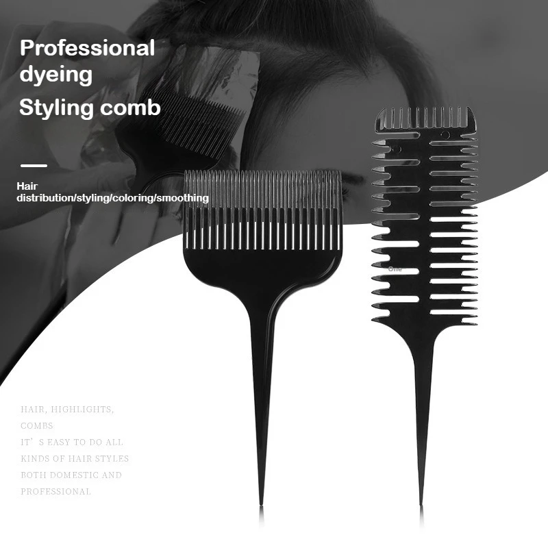 

Professional Coloring Pointed Tail Hair Styling Comb Antistatic Highlights Hair Dye Brush Barber Professional Dying Styling Comb