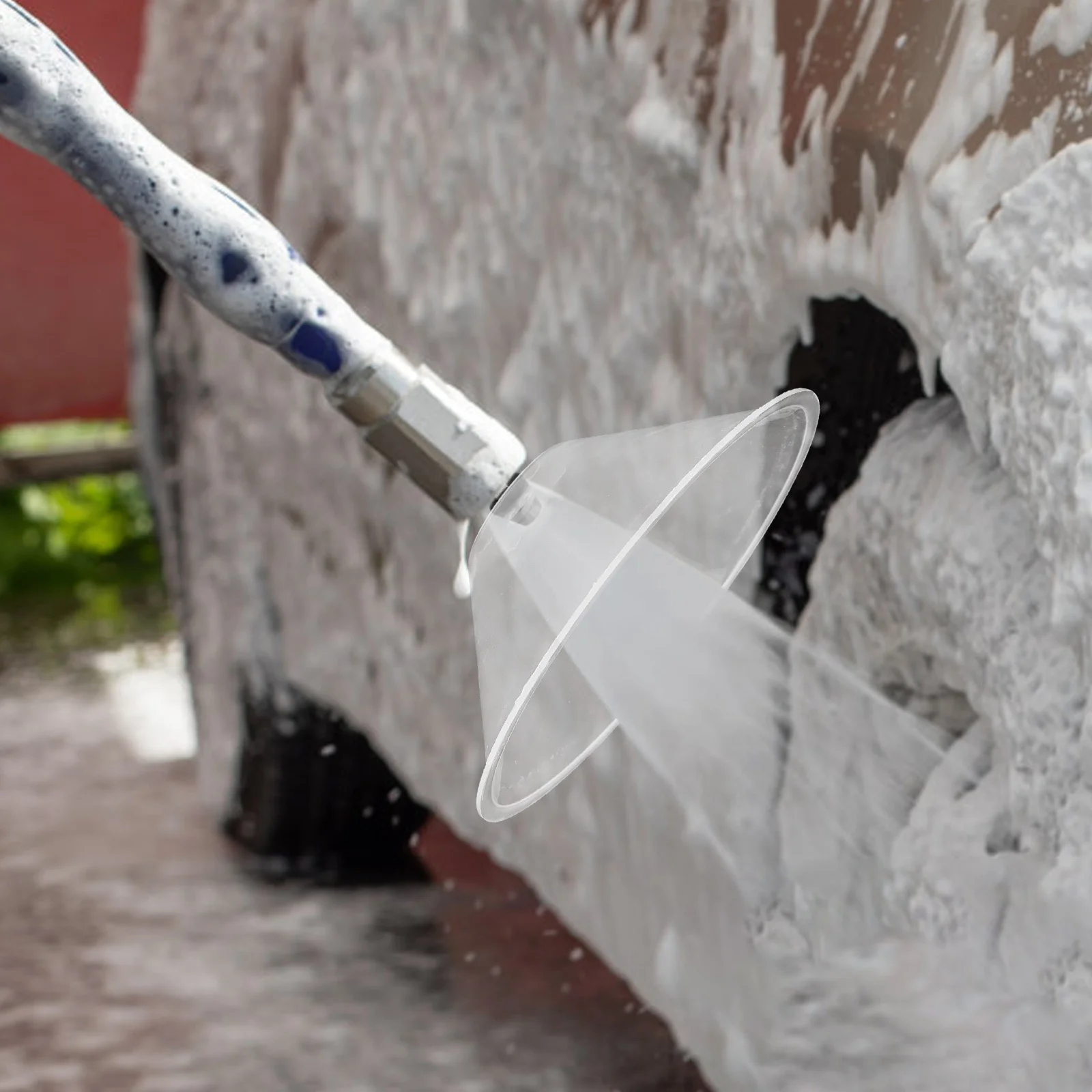 

High Pressure Washer Nozzle Fan-Shaped Splash Guard Vehicle Washing Water Sprayer Car Cleaning Splash Cover Plastic Protector