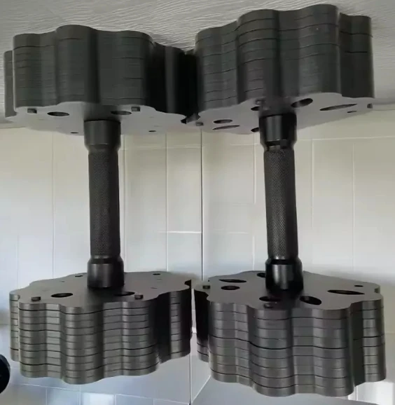 

Лидер продаж, утяжеленные гантели для тренировок в тренажерном зале, легко регулируемые для бодибилдинга