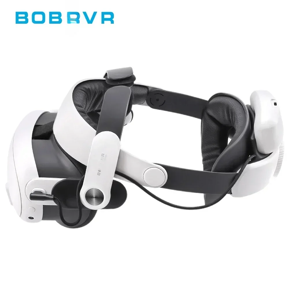 BOB*VR M3 Pro Head Strap Compatible with Meta Quest 3 Magnetic Battery Pack Elite Replacement Strap For Quest3 VR Accessories