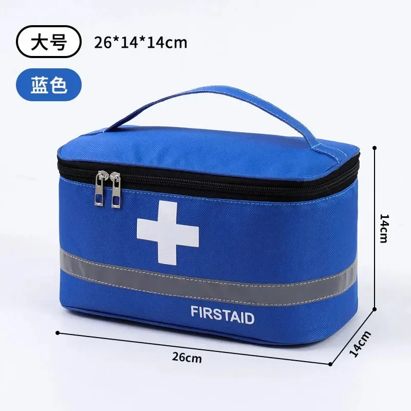 Sac de rangement de médicaments, sac de sauvetage extérieur Portable pour les premiers secours, Kit médical de grande capacité pour enfants, organisateur de rangement