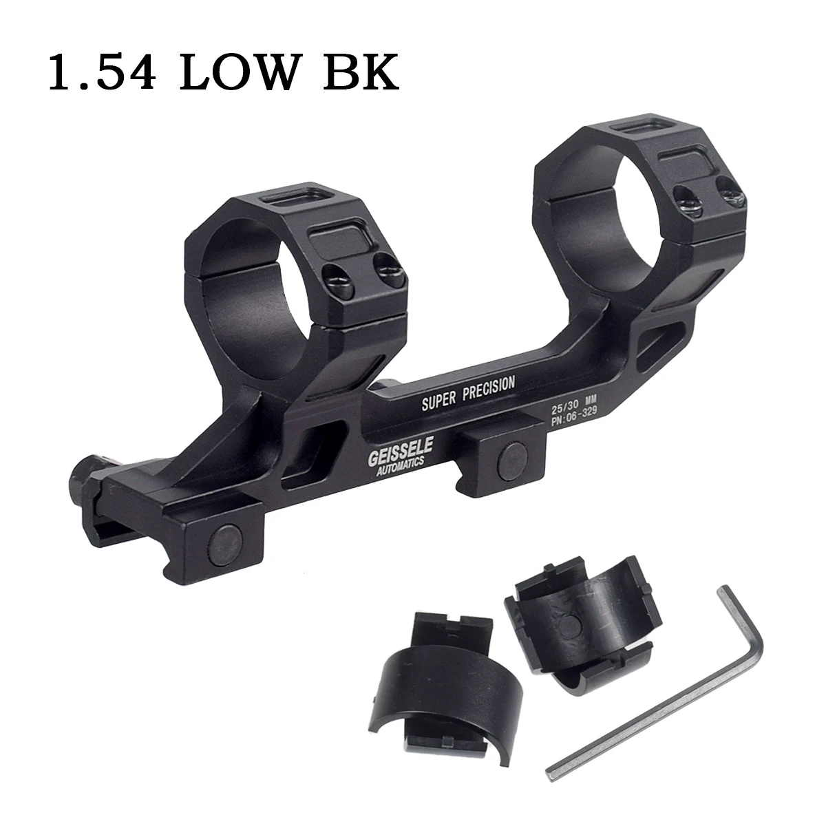 GEISSELE Cantilever Automatics AR15 M4 M16 Profilowa Podstawa Montażowa do Lunet i Celowników Super Precyzyjna 25.4mm 30mm Pierścienie Szyny 20mm — 2