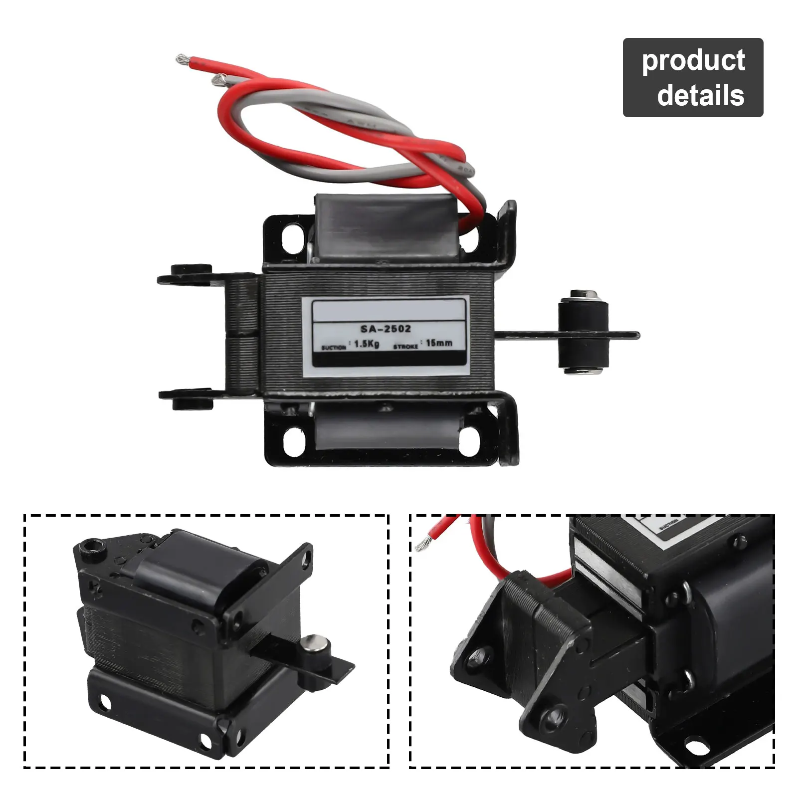 Coil AC Solenoid Solenoid AC220V SA‑2402/SA‑2502 Wide Range Of Uses Easy Installation Electromagnet High Quality
