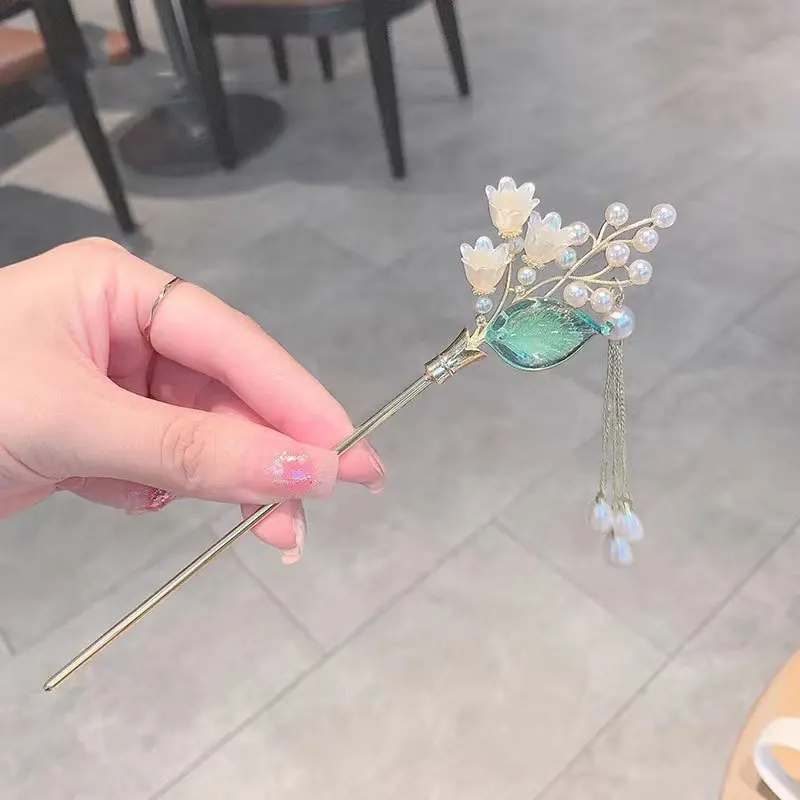 iYOE 100pcs 28 Style Flower Spacer Beads Imitation Pearl White Acrylic Flower Beads Caps For Making Jewelry Accessories Diy Dead image 6