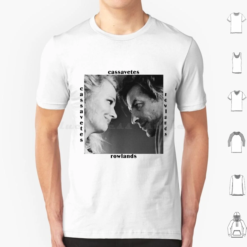 Cassavettes et Rowlands t-shirt 6xl coton Cool t-shirt Gena Rowlands John Cassavetes une femme sous le Film d'influence Peter Falk