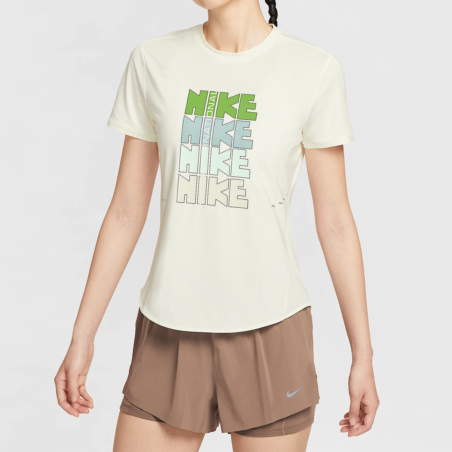 

Nike genuine Dri-FIT Women's Running Lightweight Breathable T-shirt II0465-047