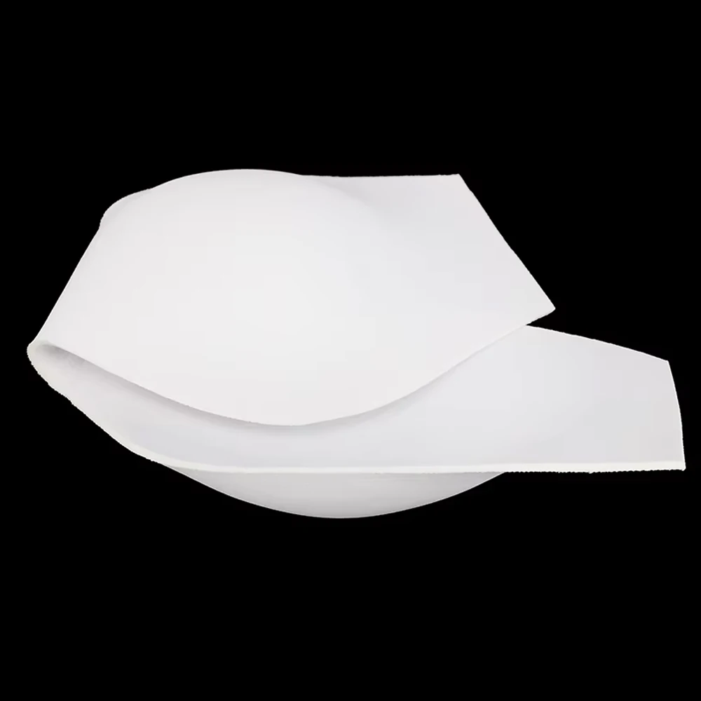 1piece Off White Bra Cup Chest Pads Sewing In Bra Cups Soft Foam For Bikini Padding Insert Bridal Bra Pads Accessorries WB115