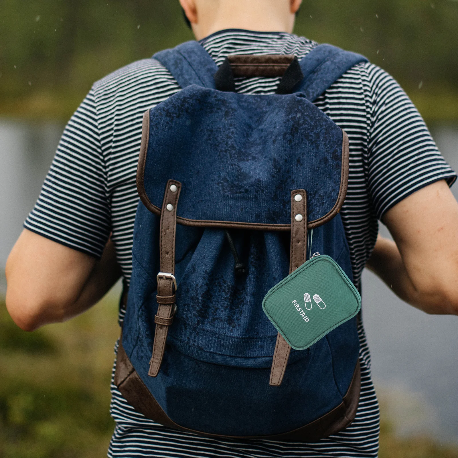 

Small Portable Medicine Bag Durable Medical Storage Case Emergency Travel First Aid Pouch Organizer Medicine Bag