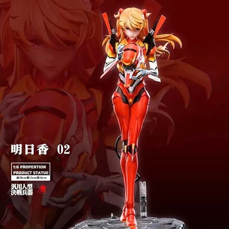 

2026 New Evangelion Unit-02 Asuka Langley Action Figure Anime Mecha Model Desktop Ornament Collectible Gift