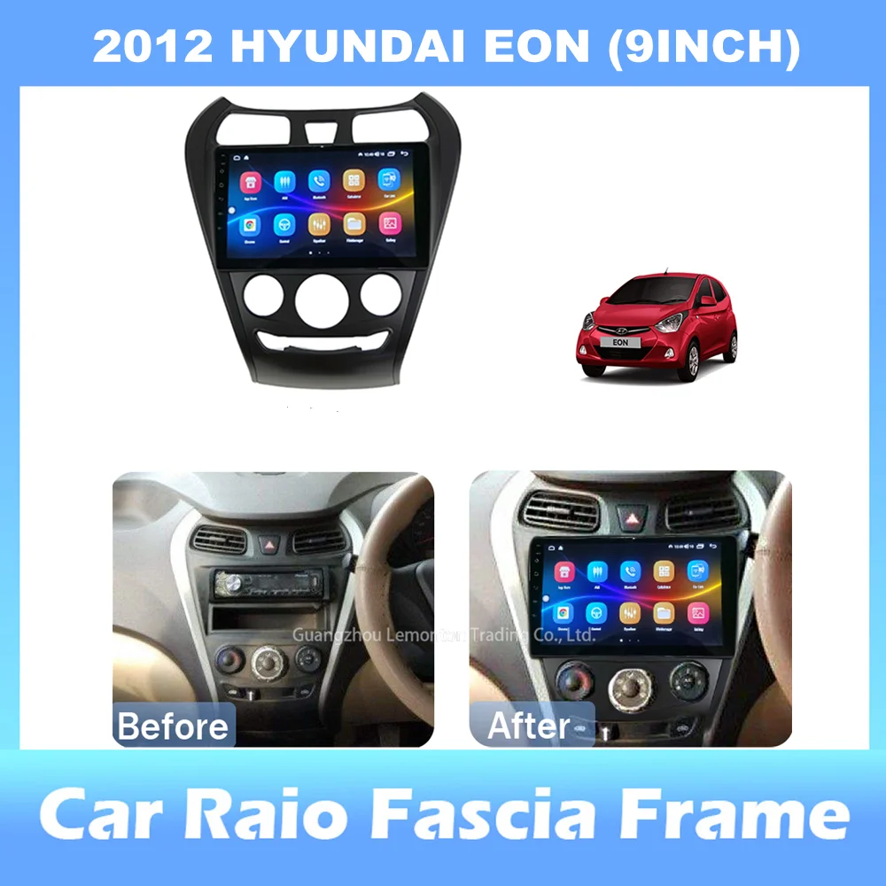 

9-inch 2din Car Radio Dashboard For HYUNDAI EON 2012 Stereo Panel, For Teyes Car Panel With Dual Din CD DVD Frame