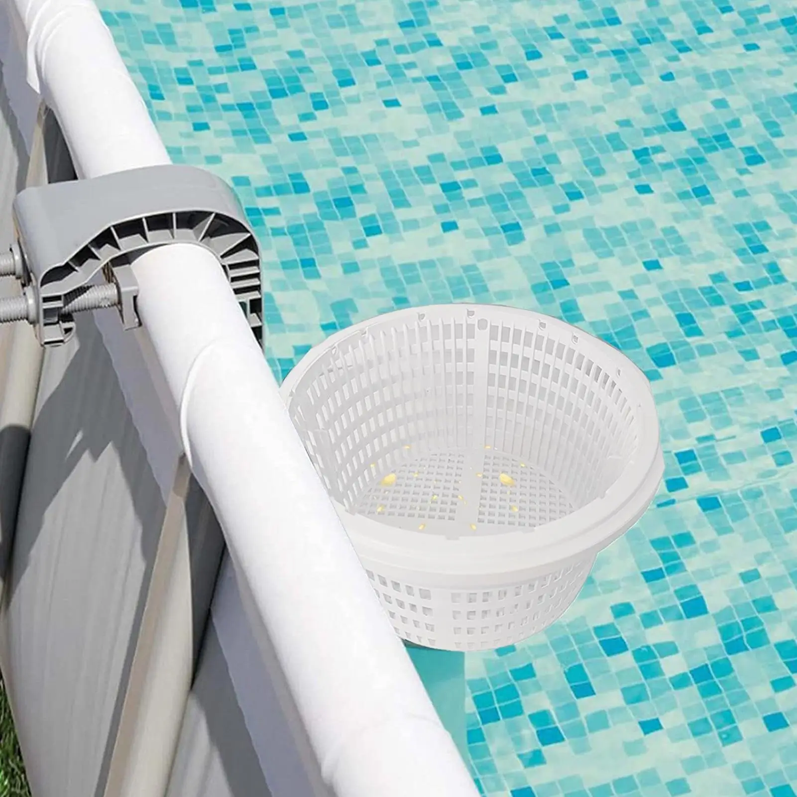 Pool Skimmer Basket Pond Strainer Net Skimmer Basket for Deribs and Leaves Skimming Swimming Pool Cleaning Supply