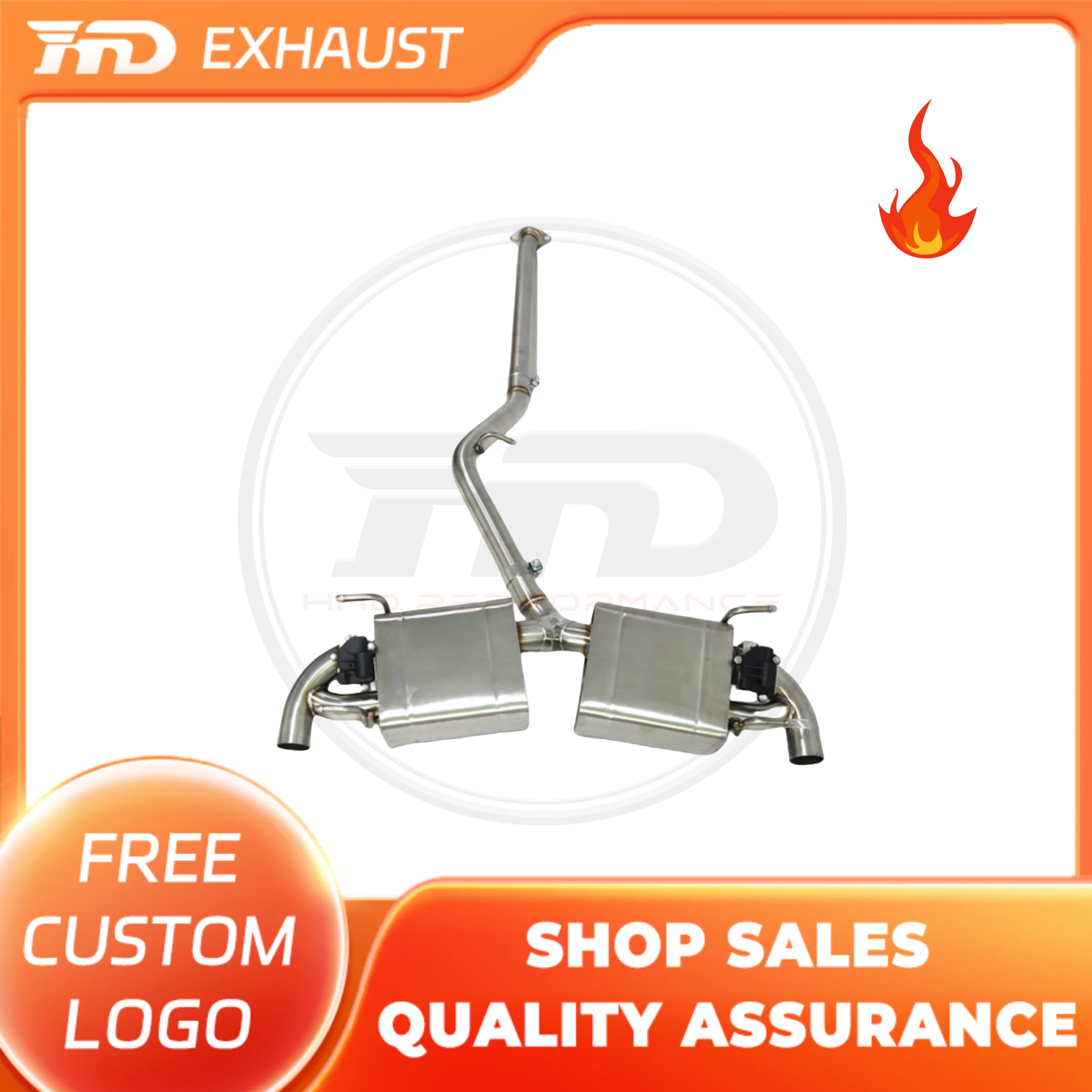 

HMD Stainless Steel Exhaust System Performance Catback For Subaru BRZ 2013-2022 Car Electronic Valve Muffler