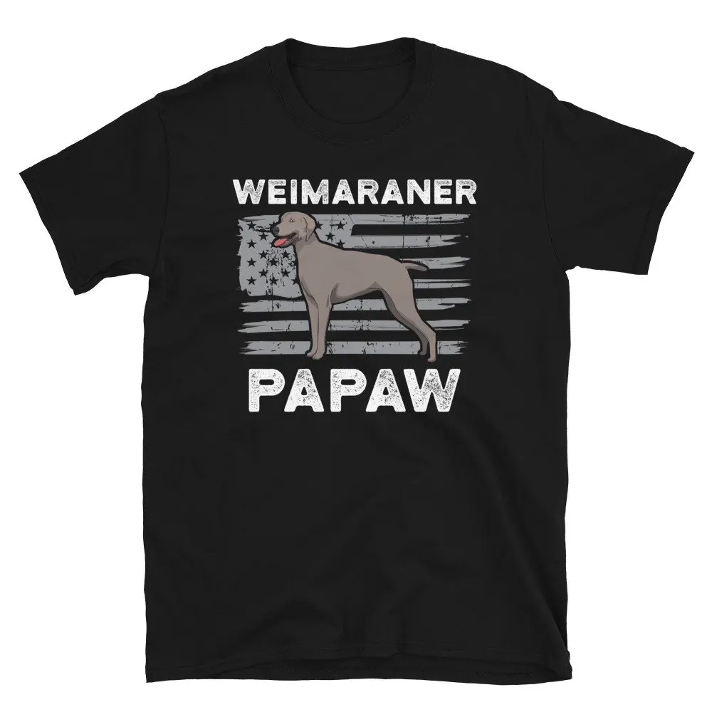 Weimaraner Dog Flag Papaw T Shirt Retro Owner Animal Pet Lover Vintage American