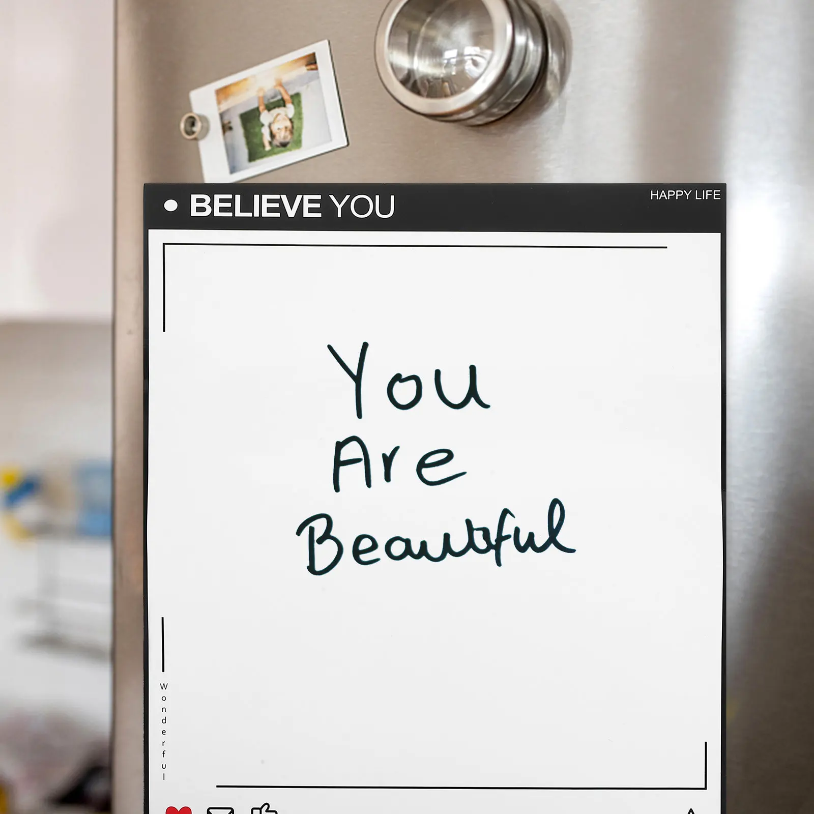 Whiteboard Dry Erase Office Halloween Christmas Fridge Magnetic Board Magnetic Wall Board Dry Erase Magnet Board 1Sheet
