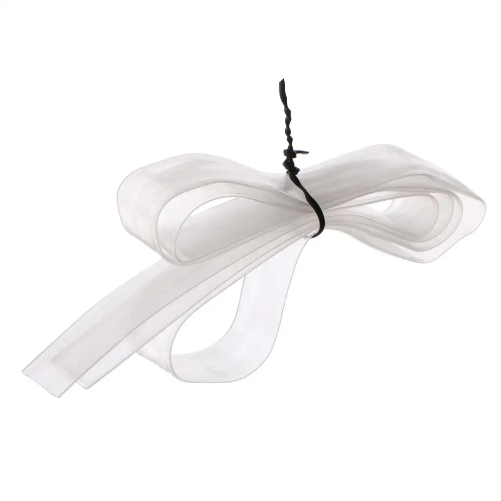 10mm Clear/White 2:1 Heat Shrink Tube Wire Cable Sleeving Wrap