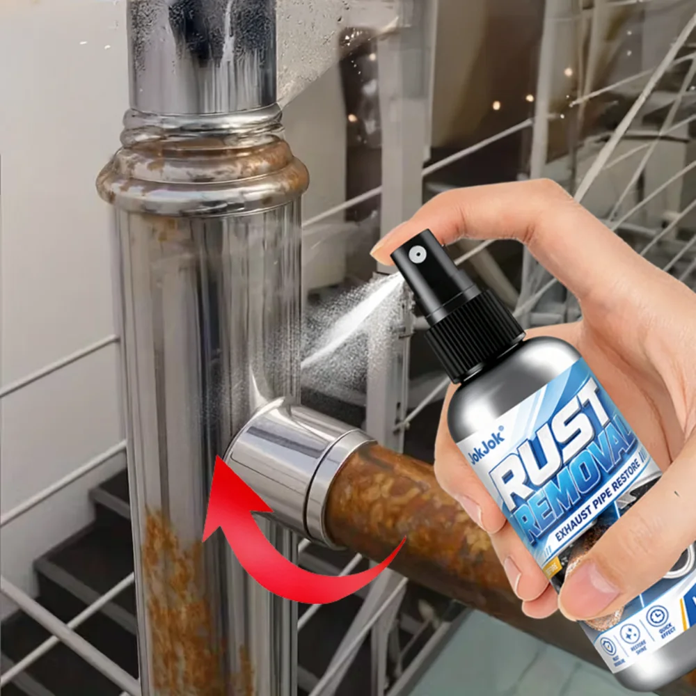 60ML Multi-Functional Rust Remover And Lubricant - Fast Acting, Residue-Free, Spray Formula Suitable for Brake Discs, Exhaust Pi