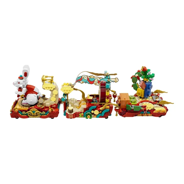 LEGO Chinese New Year Lunar, Parade Building Blocks 1653pcs 80111 80111-2