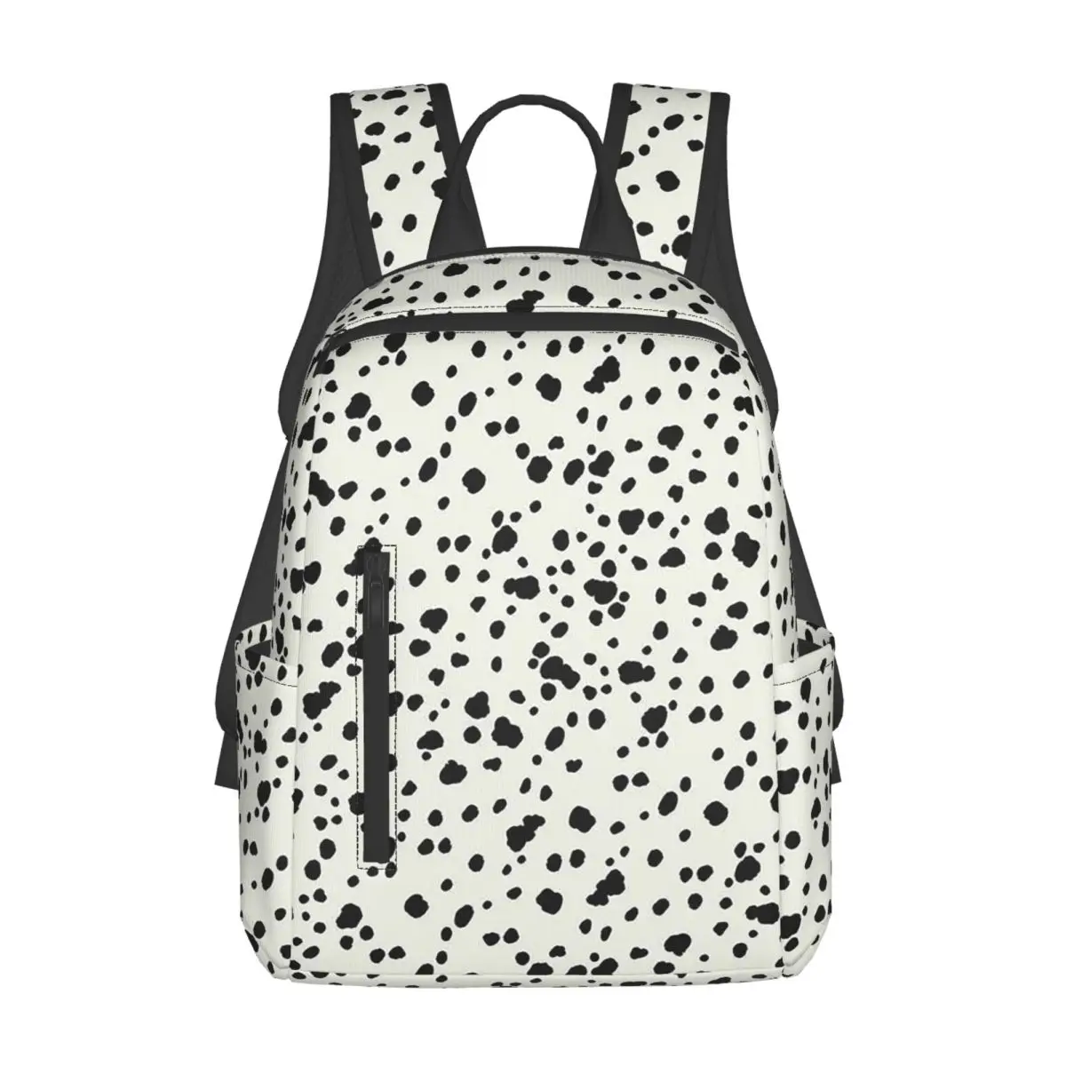 Dalmatian Dog Texture Backpack Daypack Large Capacity Boys Girls BookBag School Bag Shoulder Bags for Men Women