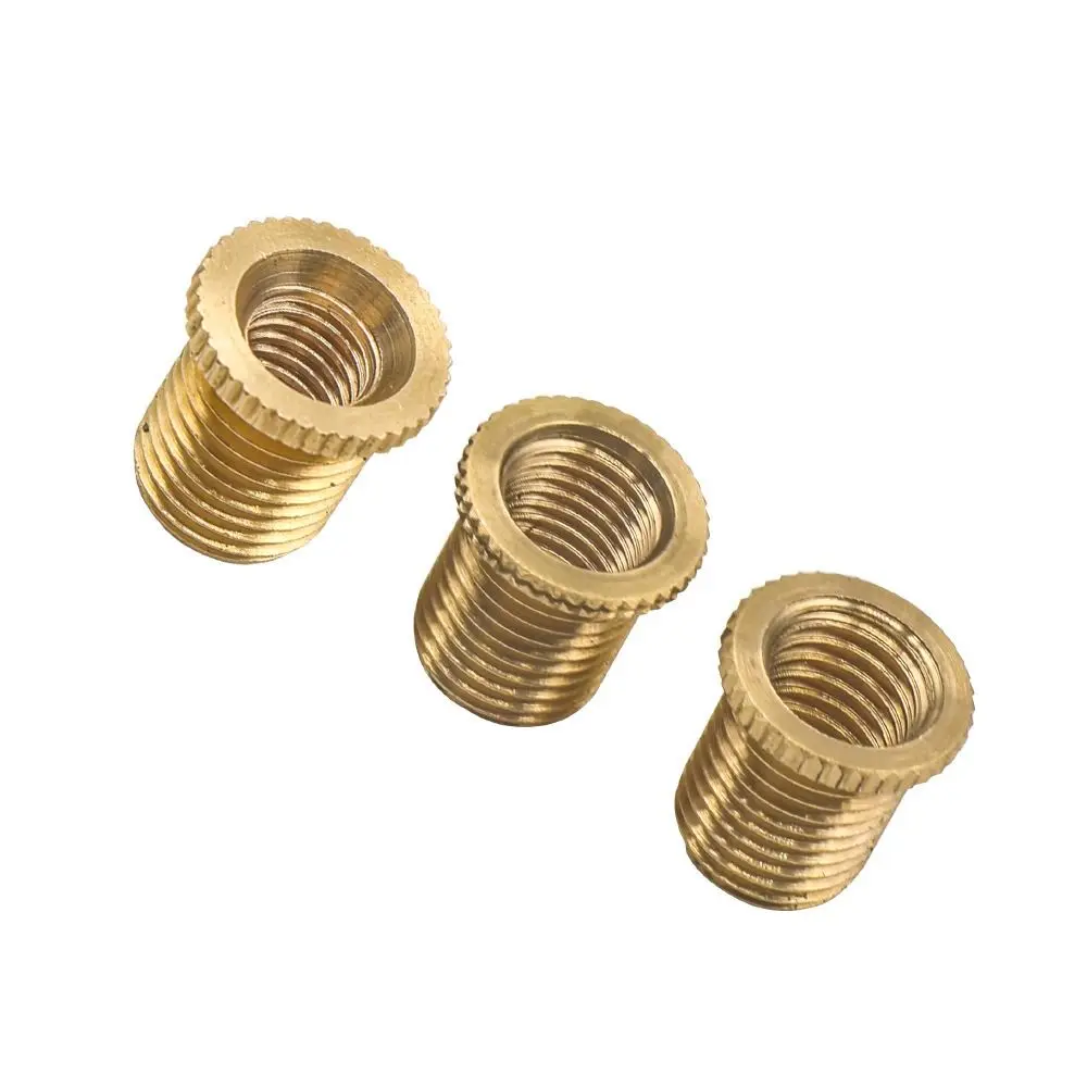 Durable M10x1.25 M10x1.5 M8x1.25 Gear Shift Knob Thread Copper Universal Adapter Nut Insert Kit Car