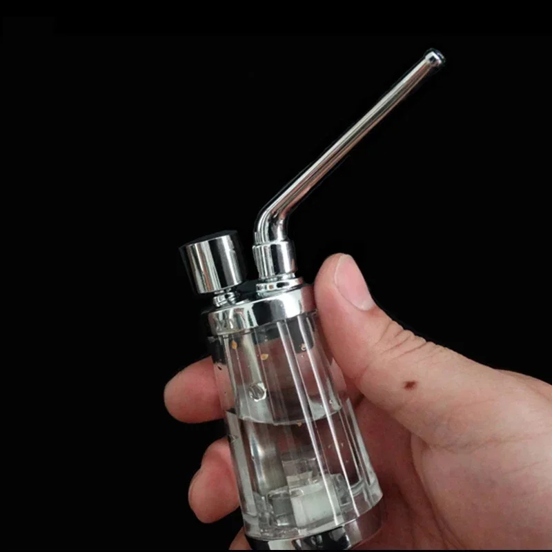 2022 New Popular Bottle Water Pipe Portable Mini Hookah Shisha Tobacco Smoking Pipes Gift of Health Metal Tube Filter smoke