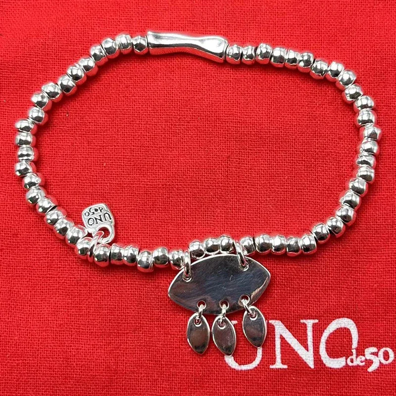 2023 nuevo UNOde50 pulsera exquisita de alta calidad más vendida en Europa y América bolsa de regalo de joyería romántica para mujer